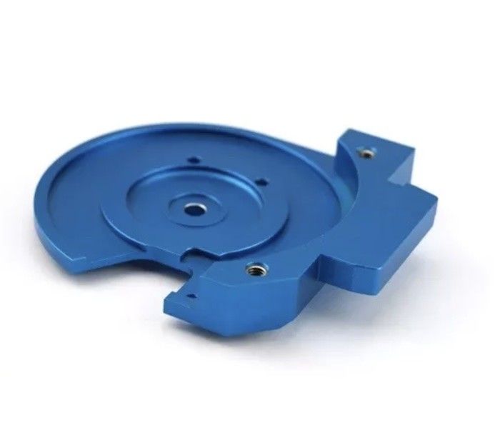 Aluminium 6061-T6 CNC gedraaide onderdelen Kleur geanodiseerd voor kleppen