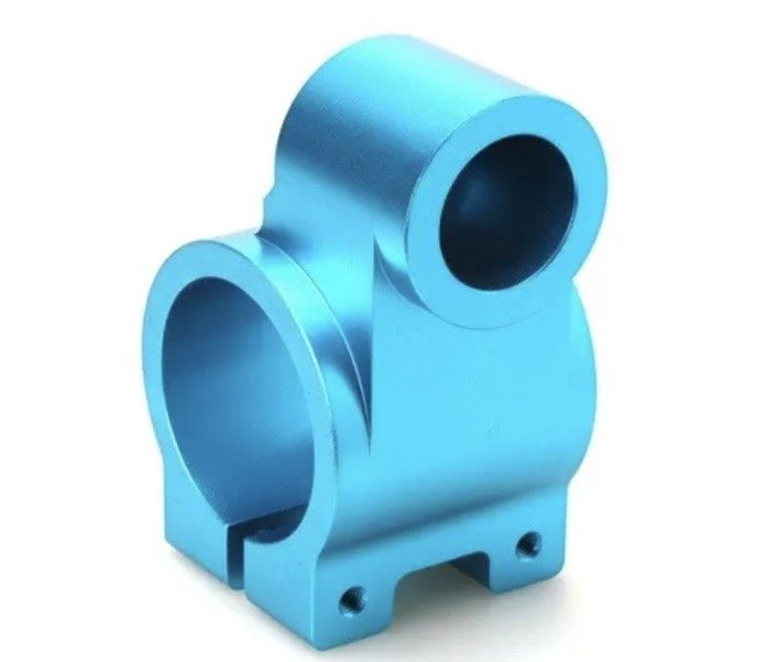 Aluminium 6061-T6 CNC gedraaide onderdelen Kleur geanodiseerd voor kleppen