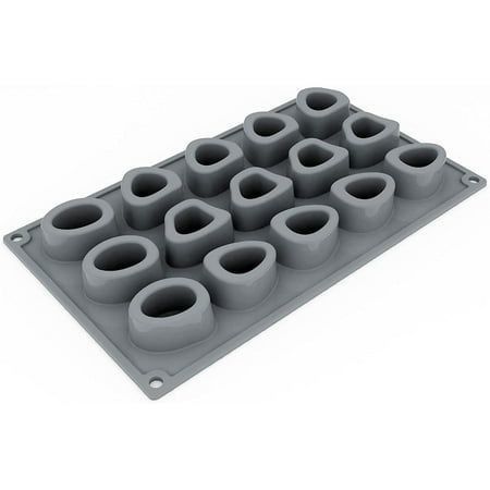 BakingMold Vriesvorm met 15 holtes, elk 1,89 inch x 1,57 inch x 0,91 inch hoog