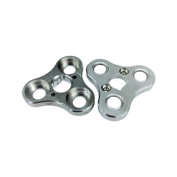 Professionele CNC-draaiende aluminium vliegtuigonderdelen Ra 0,1-3.2. φ0,5mm-φ150mm*300mm 510mm*1020mm*500mm