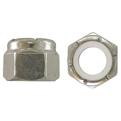 Precision Hex Head Lock Nuts - 7/8-in Dia - 9 Pitch - Zinkgeplatte - Nylon Invoegsel