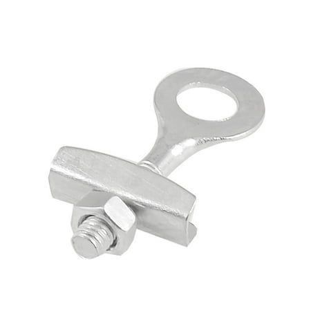 Silver ToneMetal fiets Fiets Spare PartsKetting trekker Spanner 6mm Dia.Thread, Grootte:5 x 2cm /2