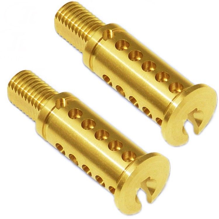 Koperen messing CNC-frees draaien Hoge vraag op maat 4-assige CNC op maat gemaakt accessoires Motorfiets accessoires