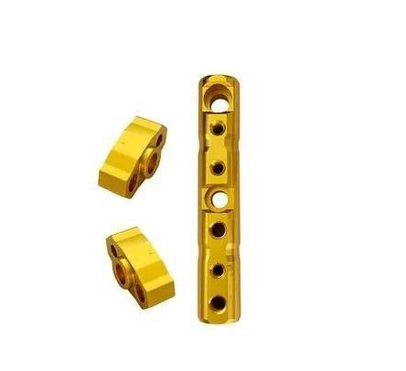 Koperen messing CNC-frees draaien Hoge vraag op maat 4-assige CNC op maat gemaakt accessoires Motorfiets accessoires