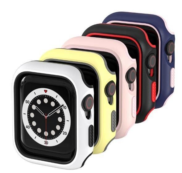 Kan Custom Drop Resistant Dual Color Protective Case TPU Protective Smart Watch Case