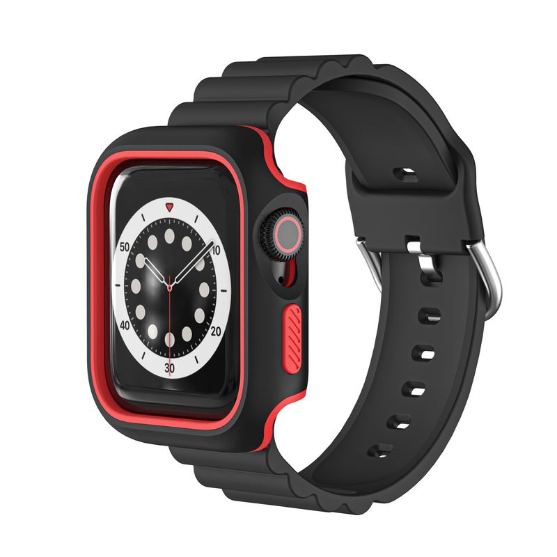 Kan Custom Drop Resistant Dual Color Protective Case TPU Protective Smart Watch Case