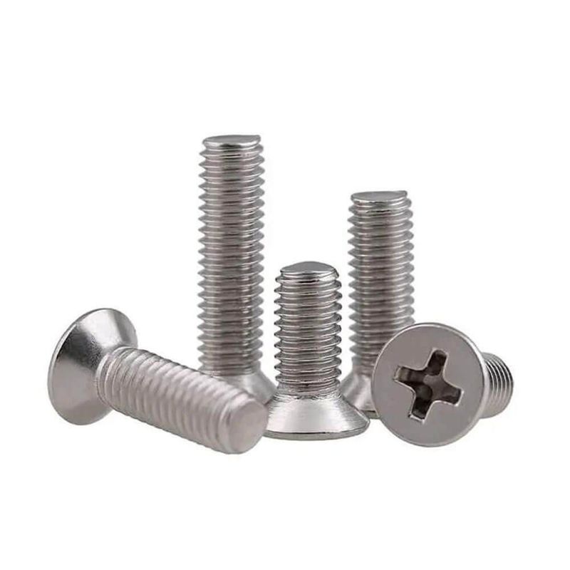 C1022 304 316 Roestvrij staal Csk hoofd ISO7046 Bolt Cross Recessed Flat Head Machine Screw