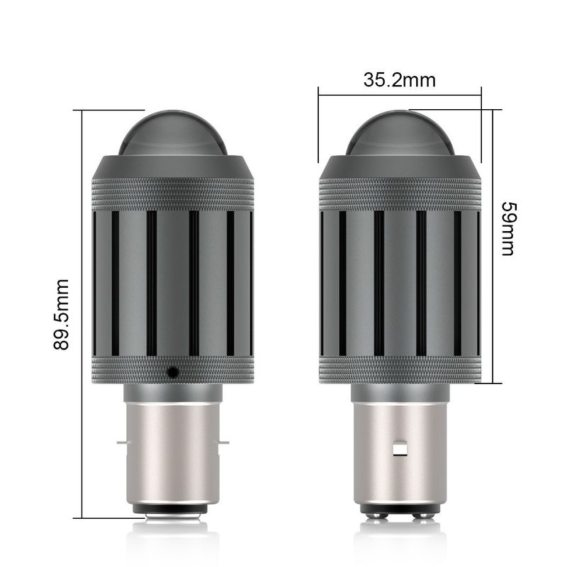 G-View Motorfiets koplamp Lamp 12-24V/ Led-lampen Super helder wit Motorfiets koplamp Scooter accessoires