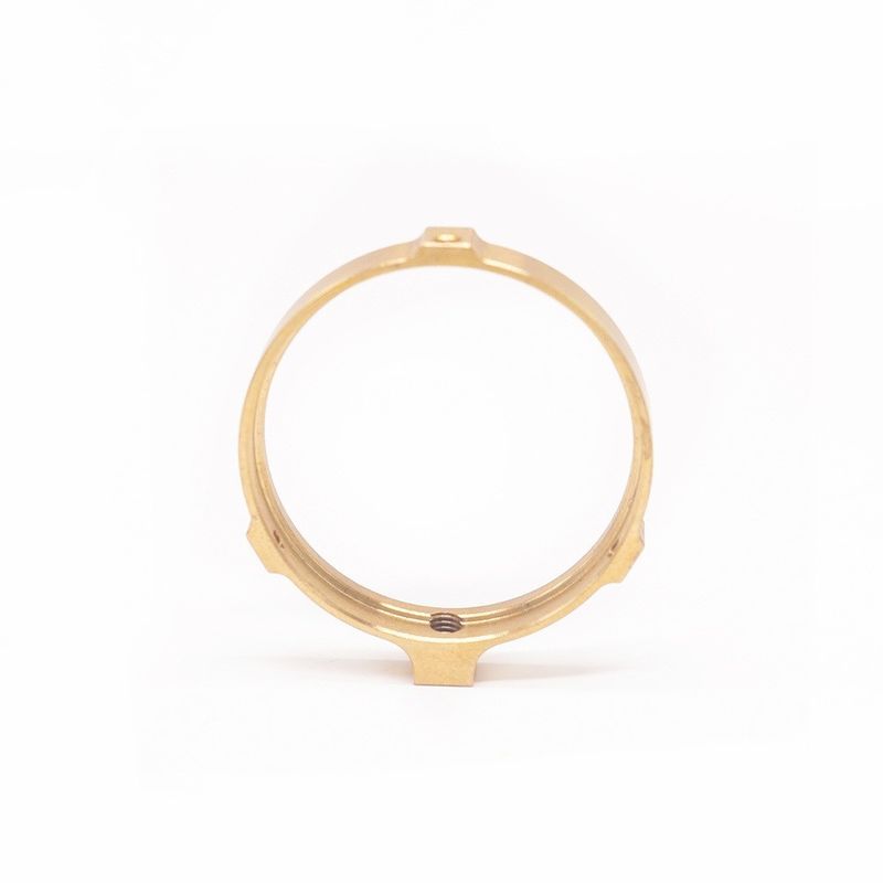 Professionele fabrikant Custom CNC Brass Ring Precision Watch Tools OEM CNC Fressen Vrouwelijke draad Brass Ring
