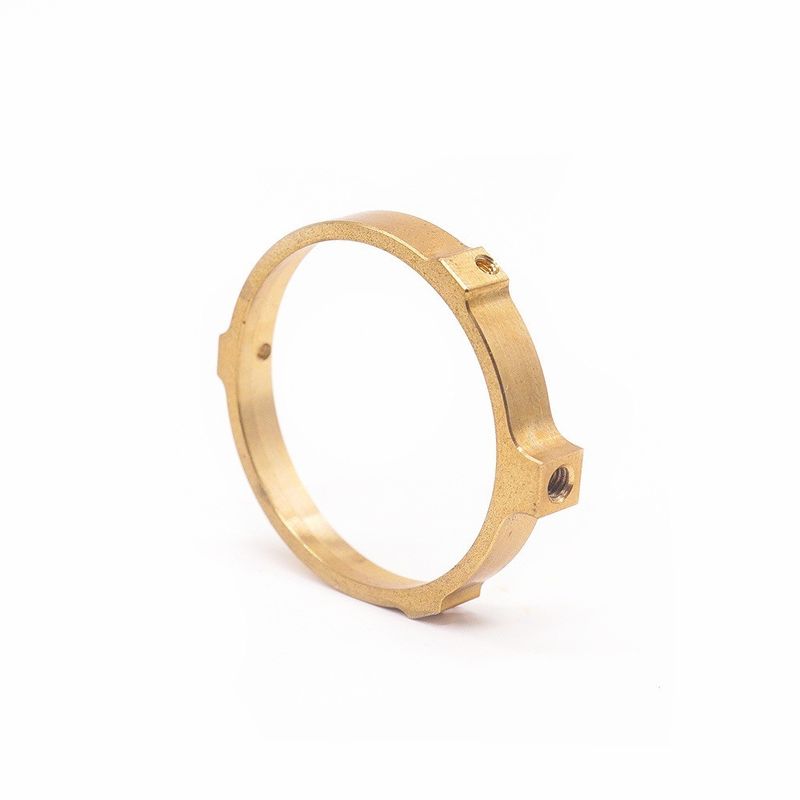 Professionele fabrikant Custom CNC Brass Ring Precision Watch Tools OEM CNC Fressen Vrouwelijke draad Brass Ring