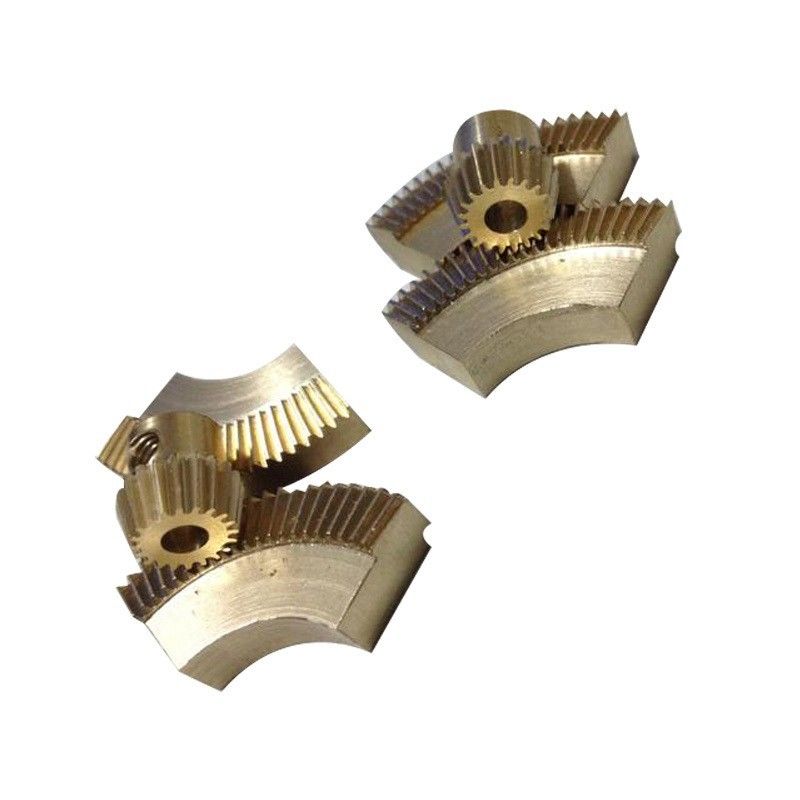 Gespesialiseerde CNC-bewerkingsfabriek roestvrij staal Hoogprecisie Messing / Titanium Gear Machine Part