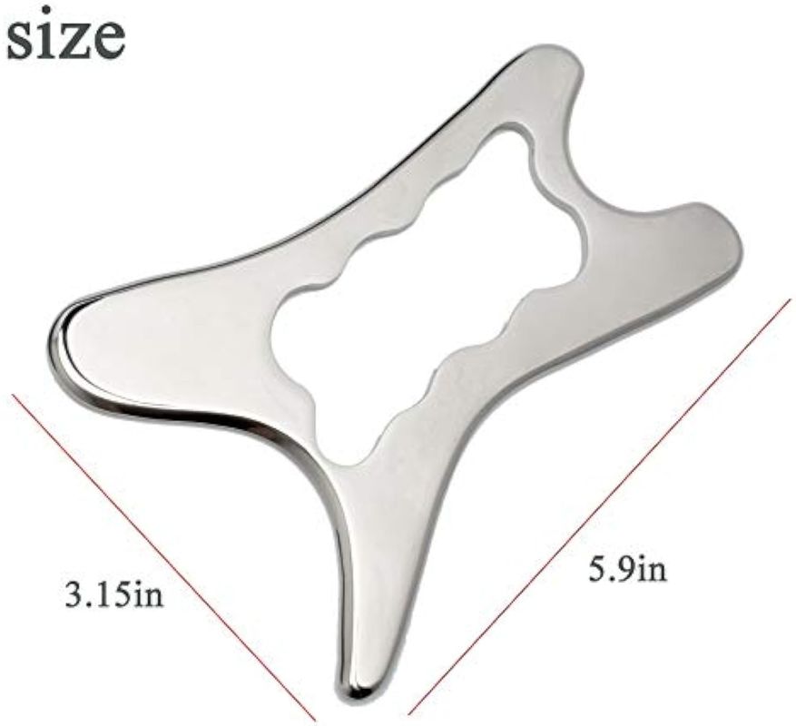 Ruwstaal schrapen Gua Sha gereedschappen Massage gereedschap, spier schraper gereedschap, IAS TM massage gereedschappen voor het ontspannen van zacht weefsel