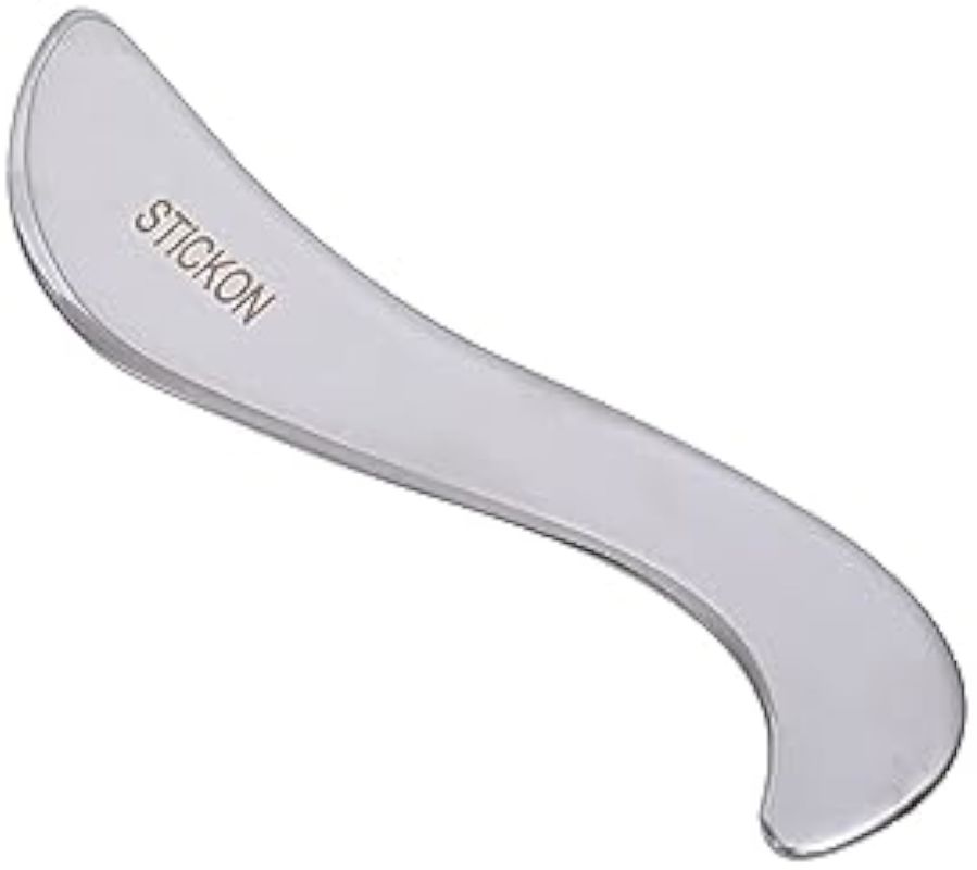 ESTINK Guasha Scraping Massage Tool Roestvrij staal Upgrade Spier Scraper Voor zachte weefsel mobilisatie Achterbeen Nek