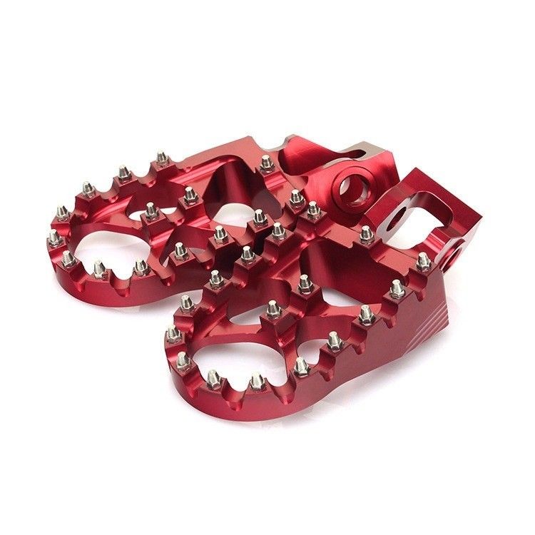 Kleine batch productie aangepaste CNC-bewerkte hoogwaardige metaal aluminium motorfiets Dirt Bike Footpegs