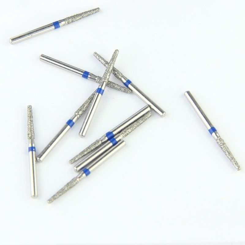 Medium Grit Taper Round Edge Fg High Speed Ce ISO Certified Dental Diamond Bur Tandheelkundige instrumenten