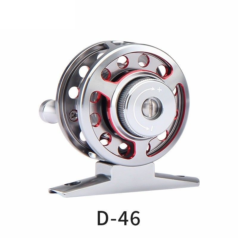 Alle-metalen kleine micro vlieg vissen spoel groothandel lok vis vissen spoel met een rem geschikt voor karper perk wels.